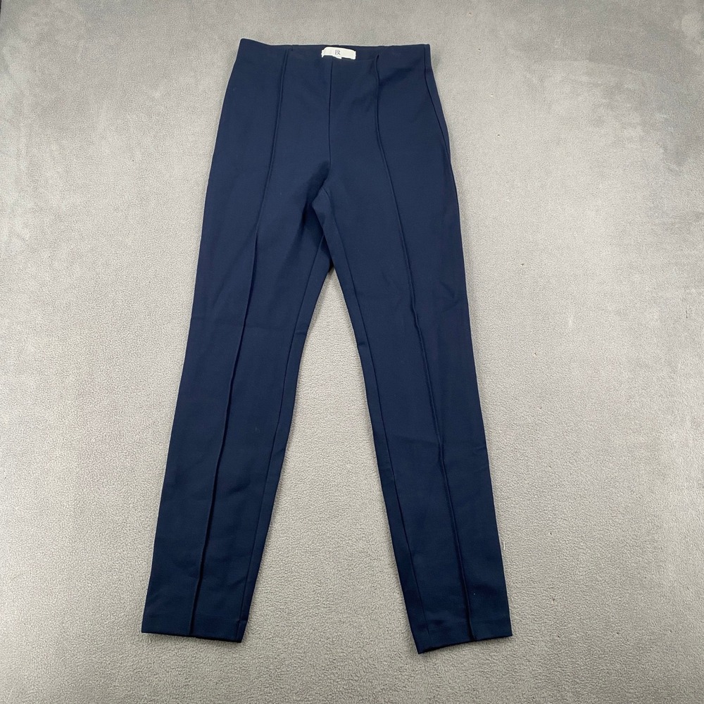 Banana Republic Womens Navy Blue Pintuck Seam High Rise Skinny Pants XS
